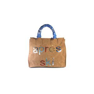 New Hipchik Vegan Chai Brown Suede Tote Apres Ski
